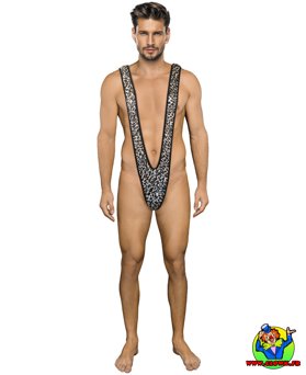 String mankini leopard - Vue 1