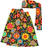 The 60s fashion - colorful flowers autre image 1